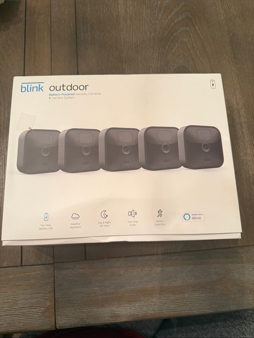 Blink Outdoor Wireless Battery Security Camera - Black (5-Camera System)
